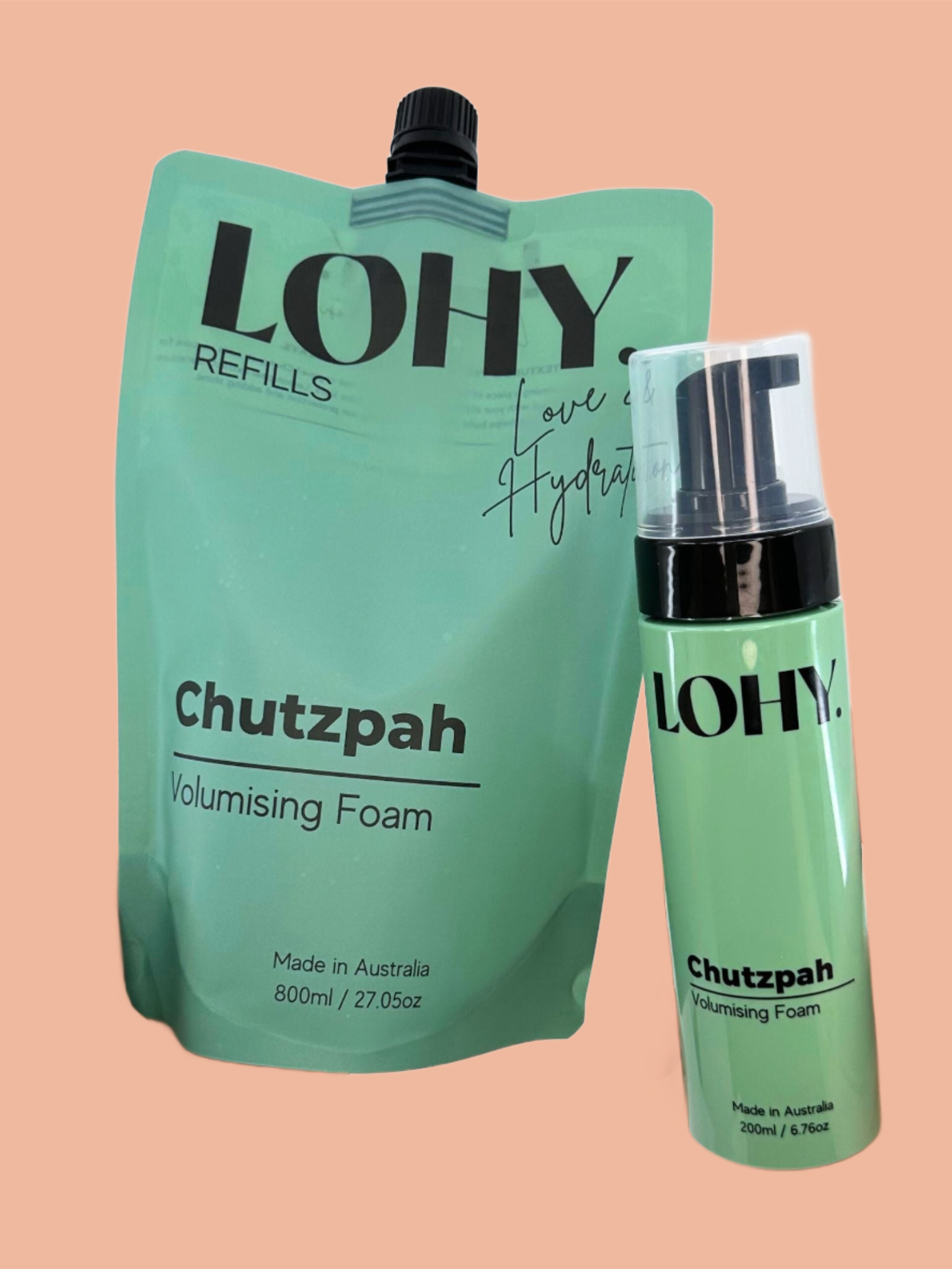 Chutzpah Volumising Foam 800ml Refill Pouch