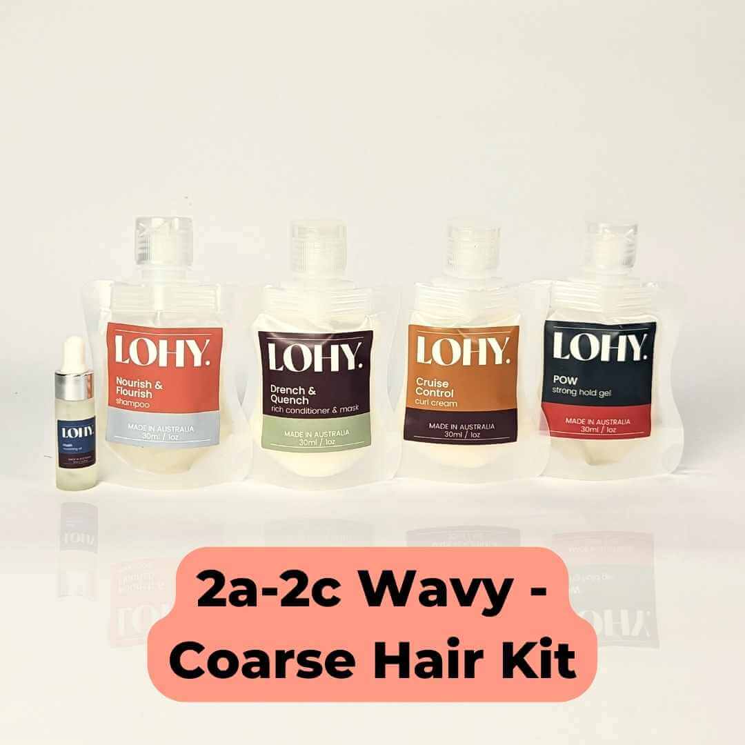 2a, 2b, 2c - Wavy Hair Kit